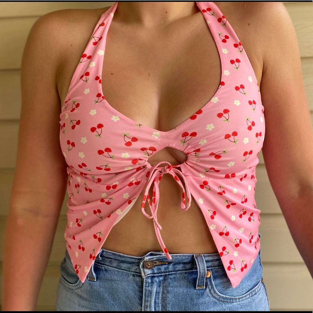 TIGERMIST - Pink Cherry Crop Top
